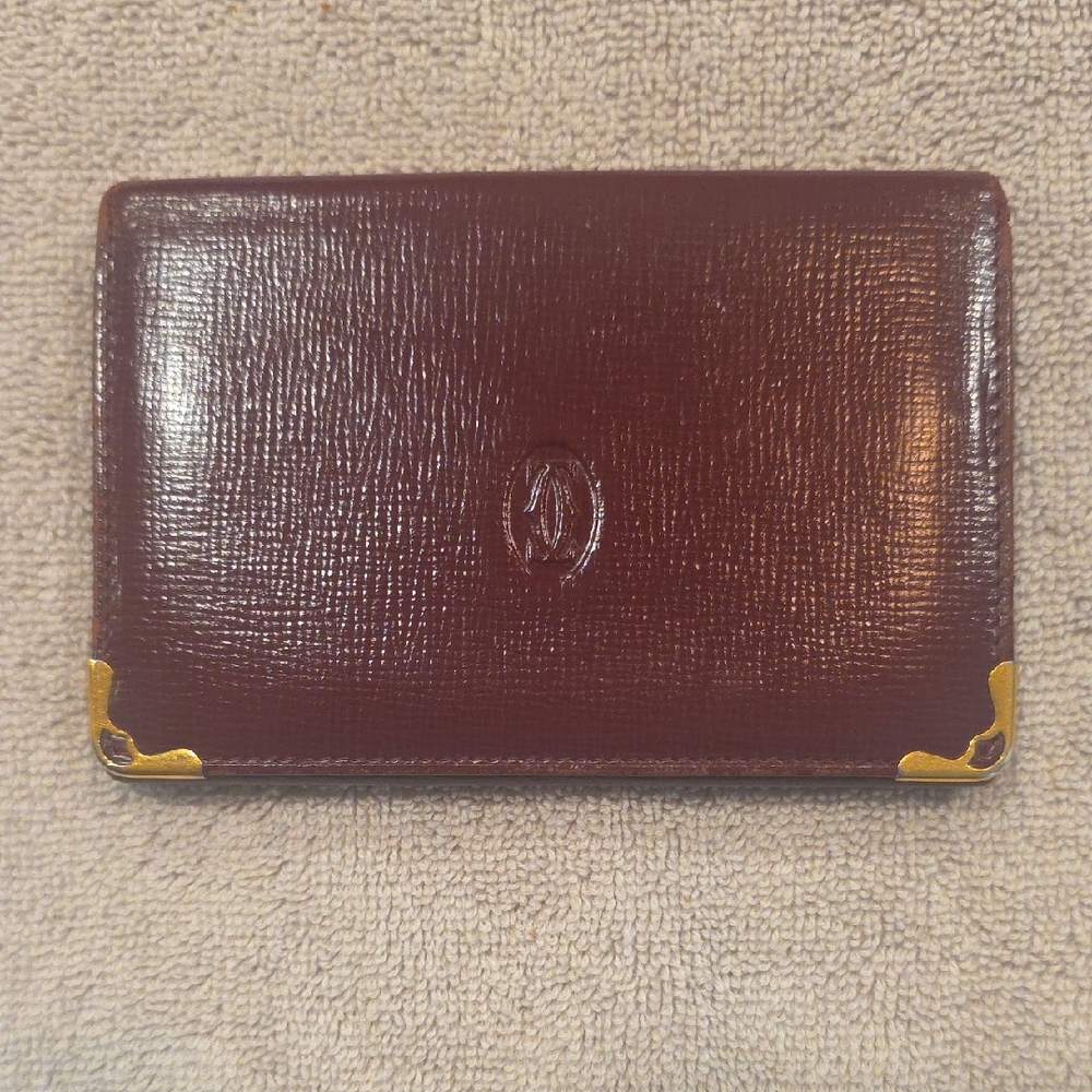 Carter's Dark Brown Wallet with Gold Accents